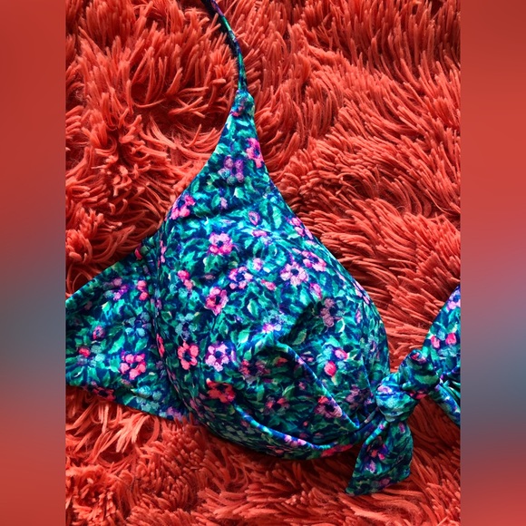 Vintage Citrus Floral Bikini Top - Picture 4 of 10